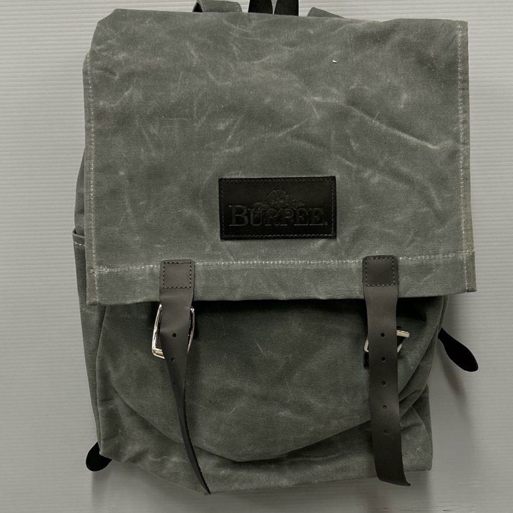 Gray Canvas Backpack - image 6